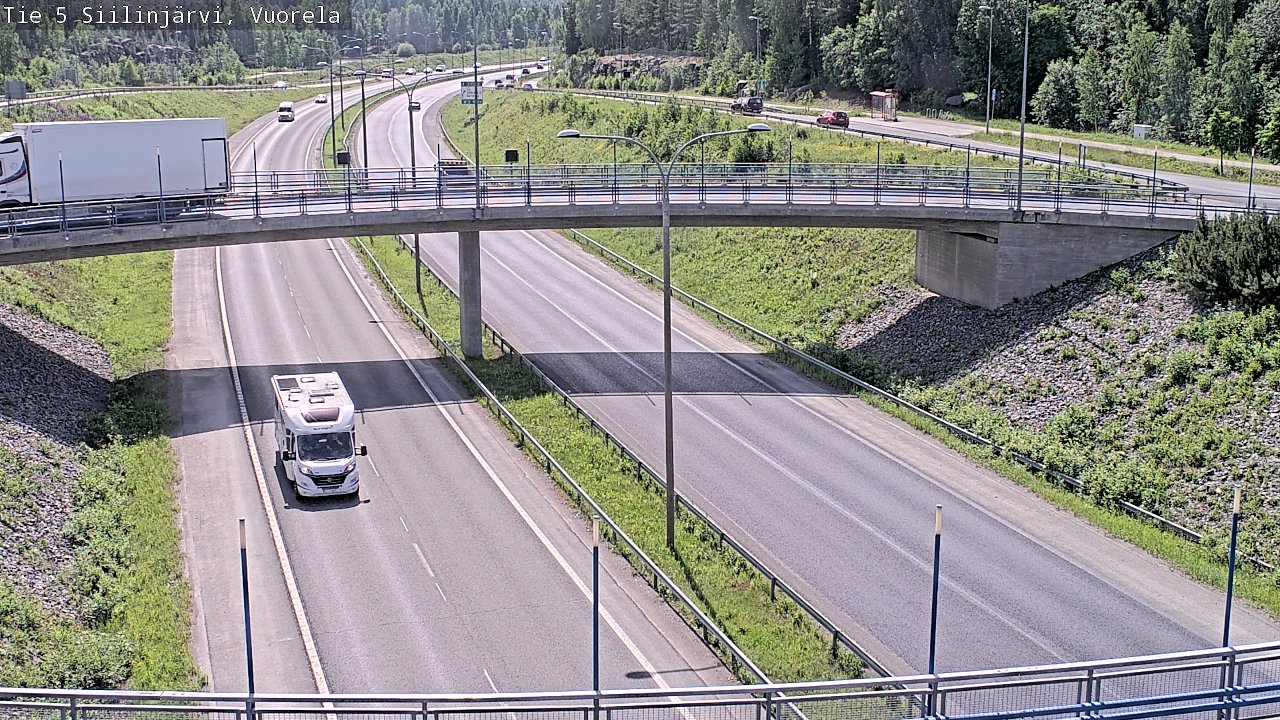 Kelikamerat Kuva Tie 5 Siilinjärvi, Vuorela, Siilinjärvi, Pohjois-Savo