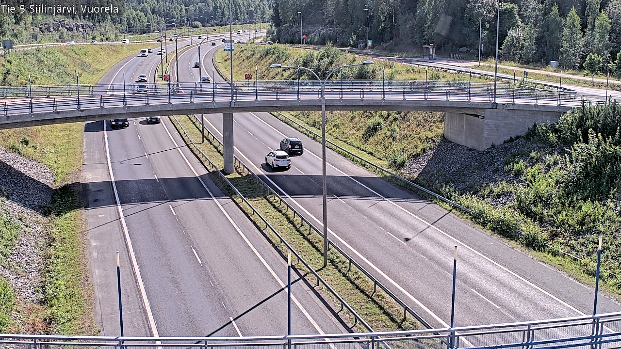 Kelikamerat Kuva Tie 5 Siilinjärvi, Vuorela, Siilinjärvi, Pohjois-Savo