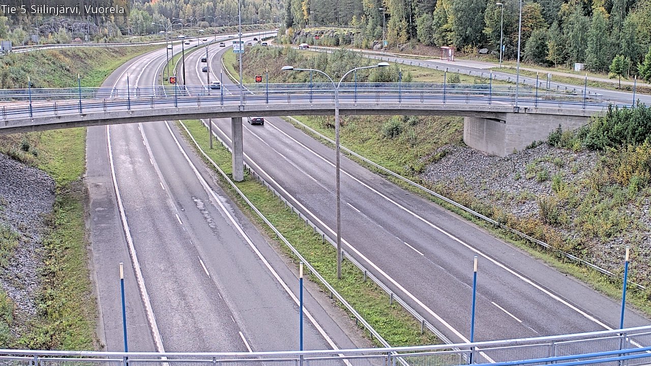 Weather Camera Image Väg 5 Siilinjärvi, Vuorela, Siilinjärvi, Pohjois-Savo