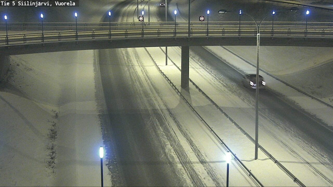 Kelikamerat Kuva Tie 5 Siilinjärvi, Vuorela, Siilinjärvi, Pohjois-Savo