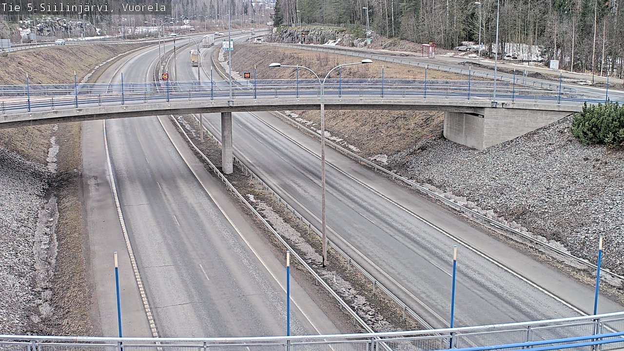 Weather Camera Image Road 5 Siilinjärvi, Vuorela, Siilinjärvi, Pohjois-Savo