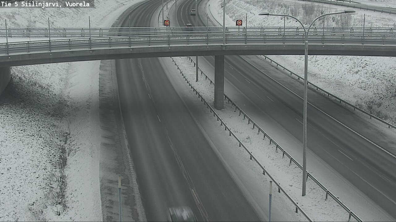 Kelikamerat Kuva Tie 5 Siilinjärvi, Vuorela, Siilinjärvi, Pohjois-Savo