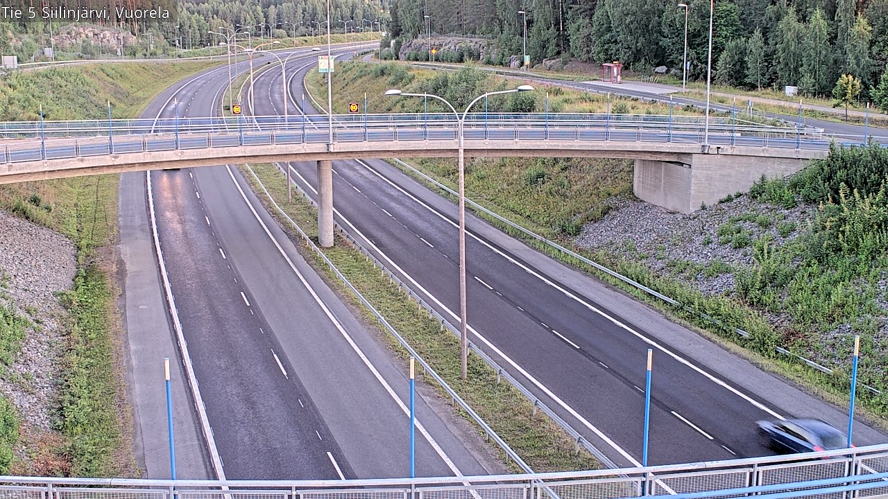Kelikamerat Kuva Tie 5 Siilinjärvi, Vuorela, Siilinjärvi, Pohjois-Savo