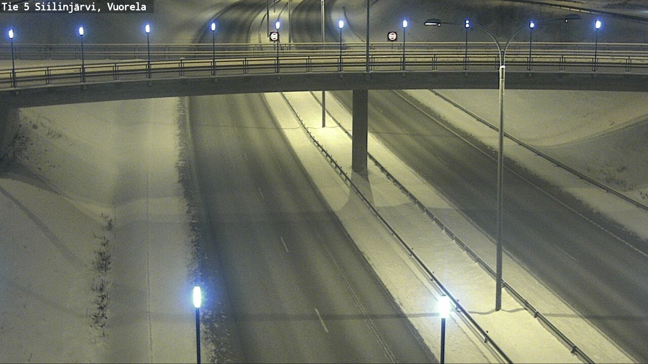 Weather Camera Image Road 5 Siilinjärvi, Vuorela, Siilinjärvi, Pohjois-Savo