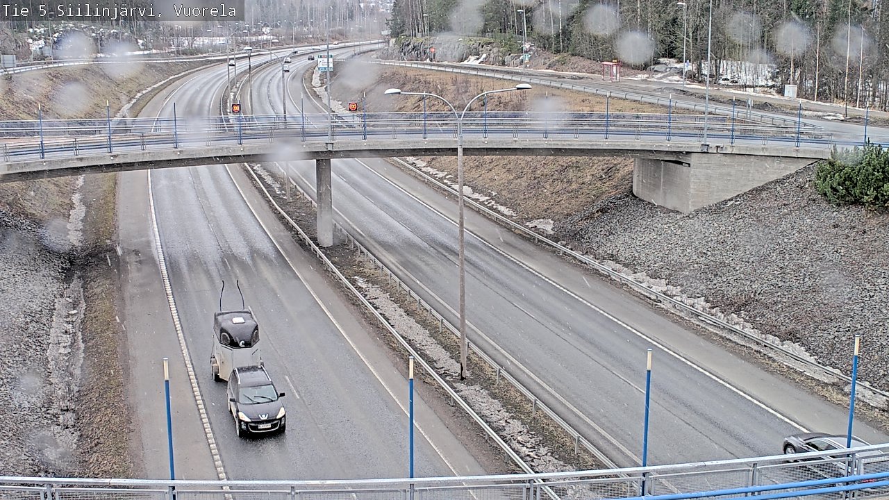 Kelikamerat Kuva Tie 5 Siilinjärvi, Vuorela, Siilinjärvi, Pohjois-Savo