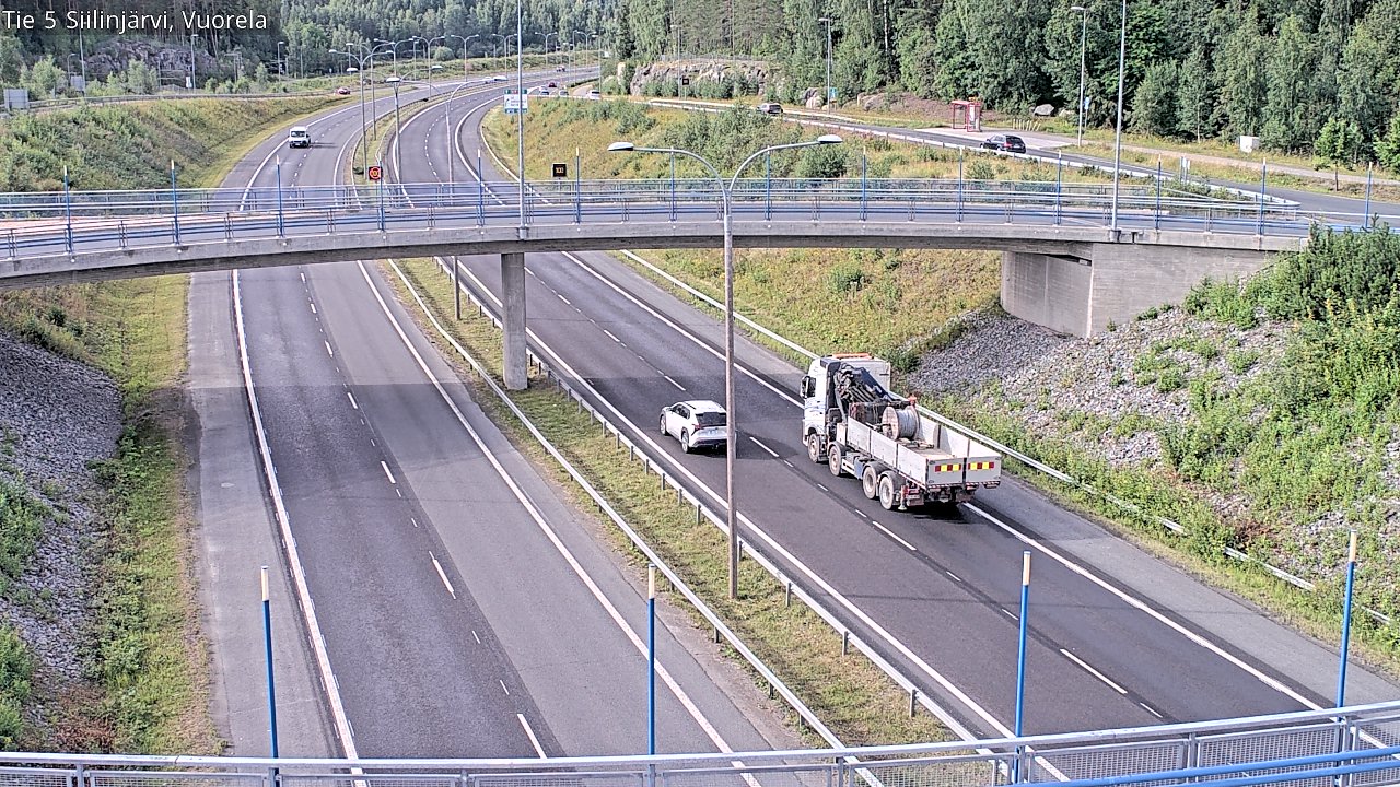 Weather Camera Image Road 5 Siilinjärvi, Vuorela, Siilinjärvi, Pohjois-Savo