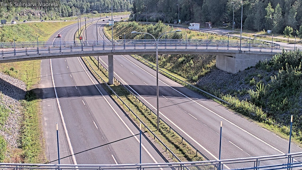 Kelikamerat Kuva Tie 5 Siilinjärvi, Vuorela, Siilinjärvi, Pohjois-Savo