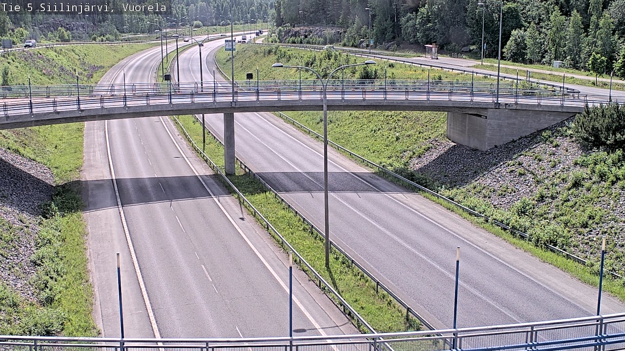 Kelikamerat Kuva Tie 5 Siilinjärvi, Vuorela, Siilinjärvi, Pohjois-Savo