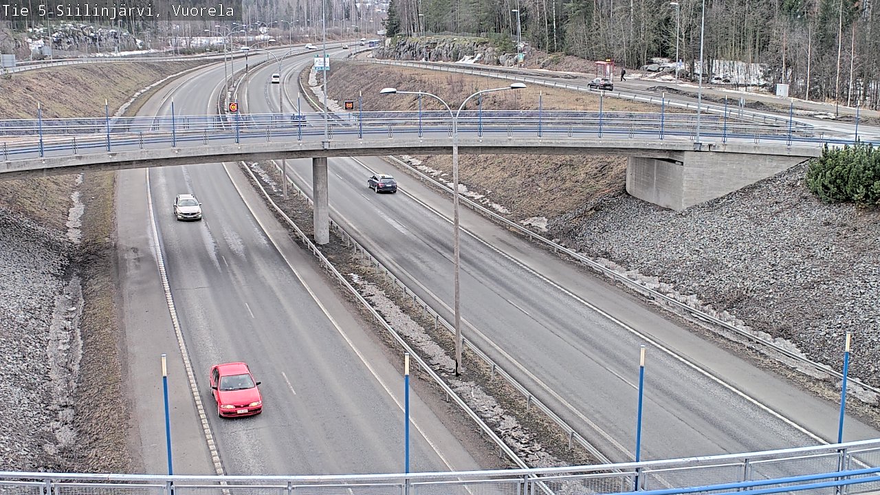 Weather Camera Image Road 5 Siilinjärvi, Vuorela, Siilinjärvi, Pohjois-Savo