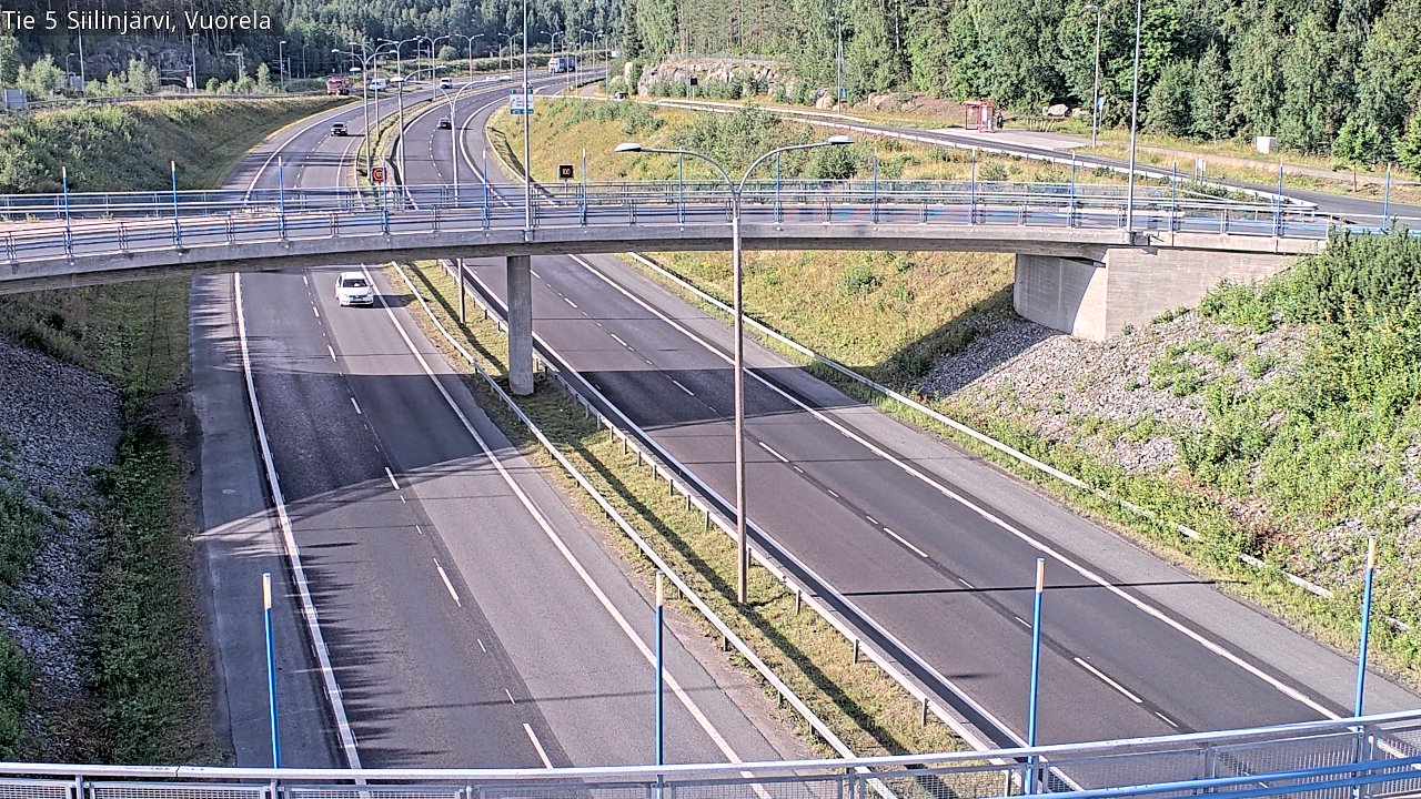 Weather Camera Image Road 5 Siilinjärvi, Vuorela, Siilinjärvi, Pohjois-Savo