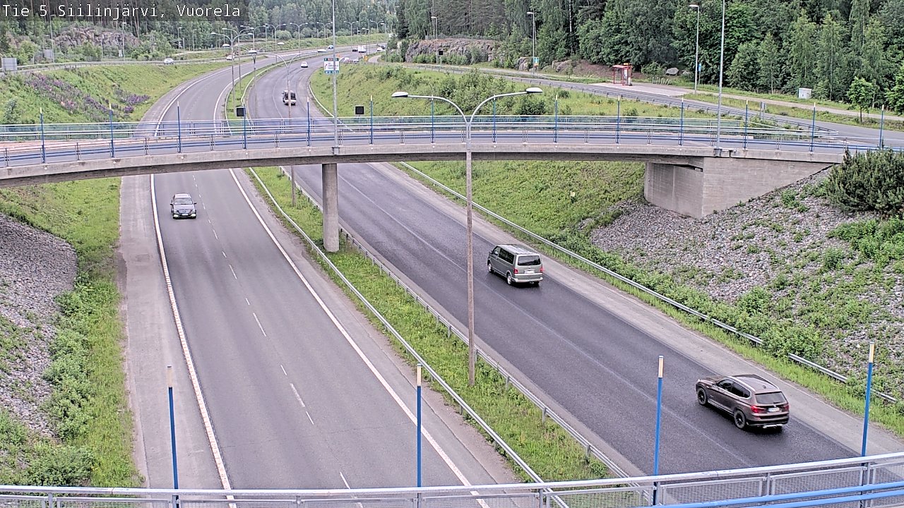Kelikamerat Kuva Tie 5 Siilinjärvi, Vuorela, Siilinjärvi, Pohjois-Savo