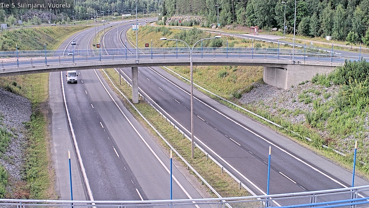 Weather Camera Image Road 5 Siilinjärvi, Vuorela, Siilinjärvi, Pohjois-Savo