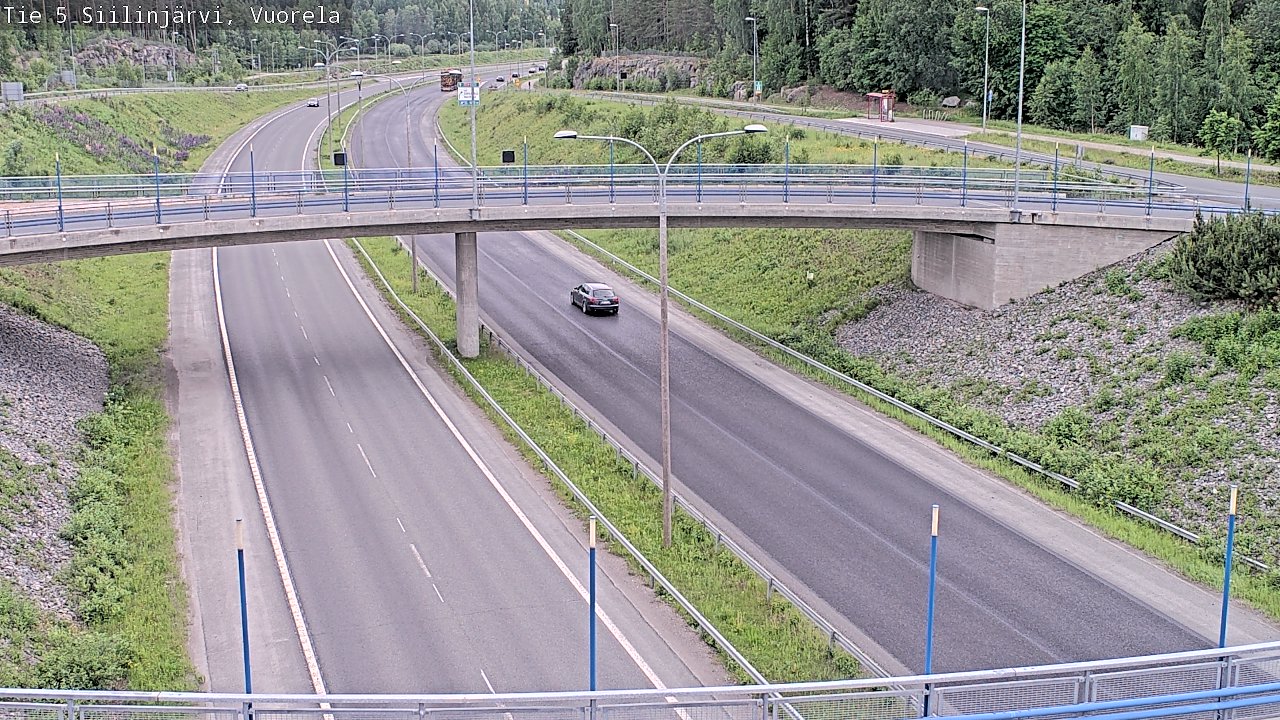 Kelikamerat Kuva Tie 5 Siilinjärvi, Vuorela, Siilinjärvi, Pohjois-Savo