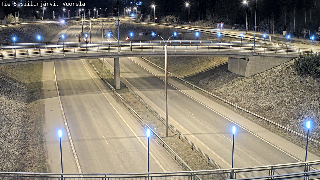 Weather Camera Image Road 5 Siilinjärvi, Vuorela, Siilinjärvi, Pohjois-Savo