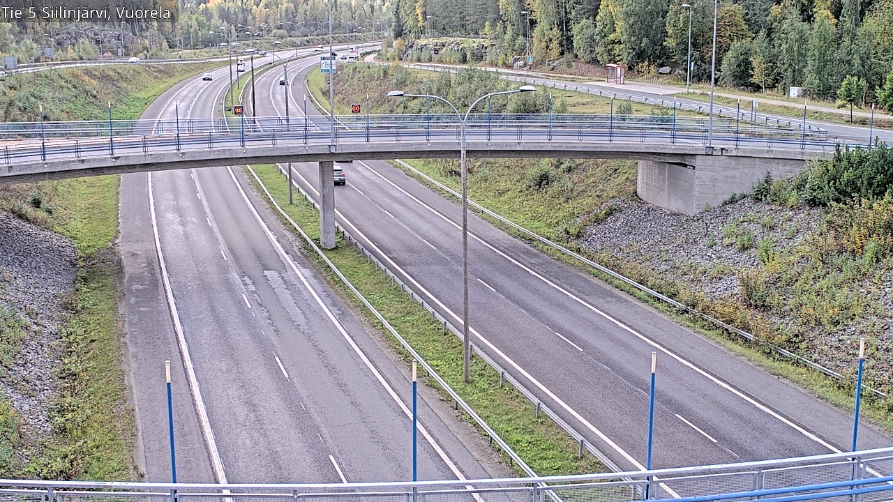Weather Camera Image Väg 5 Siilinjärvi, Vuorela, Siilinjärvi, Pohjois-Savo