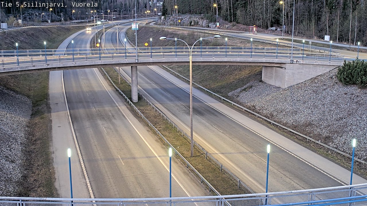 Kelikamerat Kuva Tie 5 Siilinjärvi, Vuorela, Siilinjärvi, Pohjois-Savo