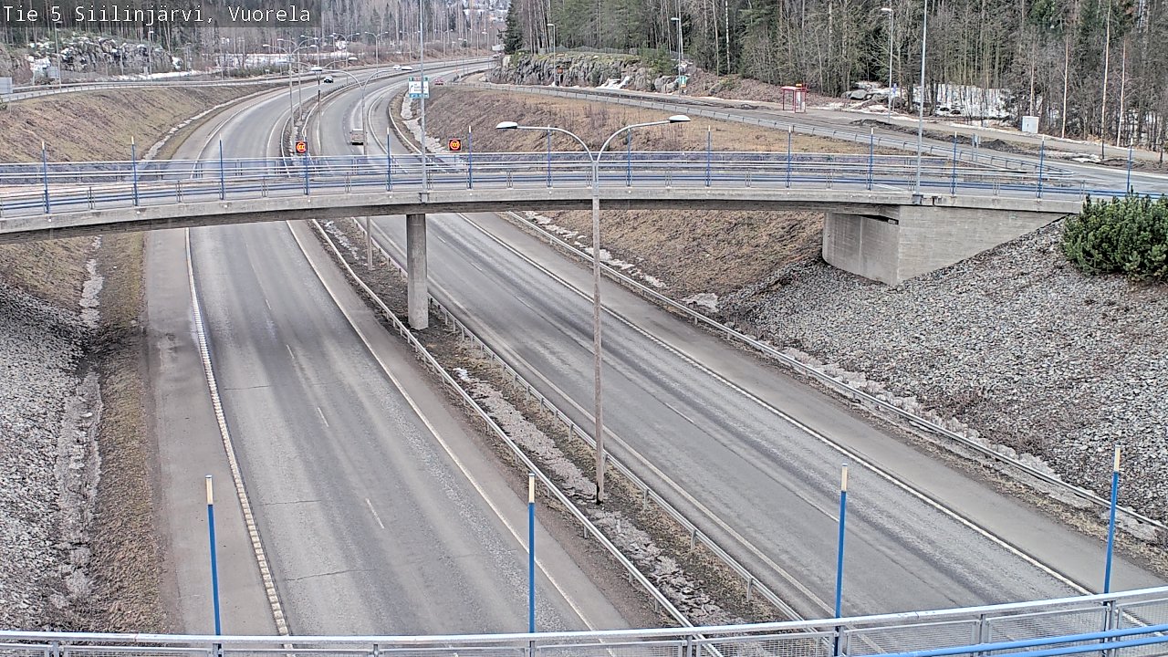 Weather Camera Image Road 5 Siilinjärvi, Vuorela, Siilinjärvi, Pohjois-Savo