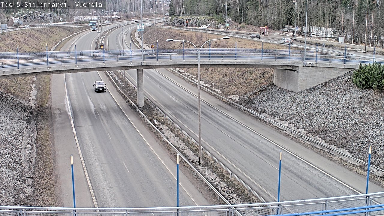 Weather Camera Image Road 5 Siilinjärvi, Vuorela, Siilinjärvi, Pohjois-Savo