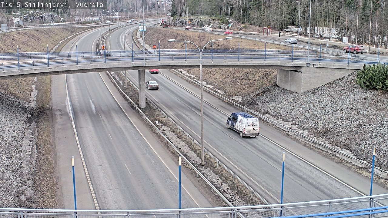 Weather Camera Image Road 5 Siilinjärvi, Vuorela, Siilinjärvi, Pohjois-Savo