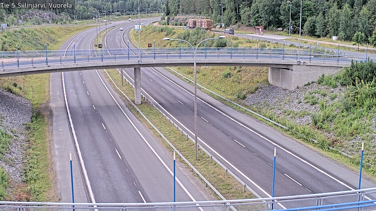 Weather Camera Image Road 5 Siilinjärvi, Vuorela, Siilinjärvi, Pohjois-Savo