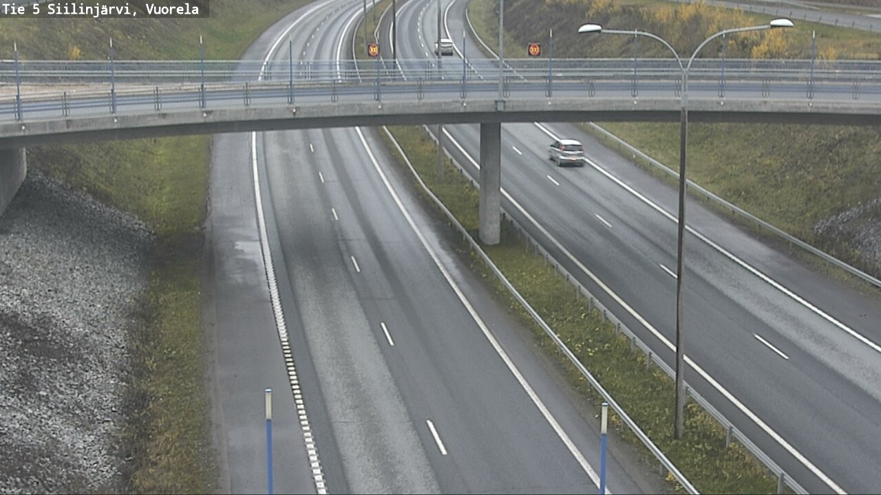 Weather Camera Image Väg 5 Siilinjärvi, Vuorela, Siilinjärvi, Pohjois-Savo