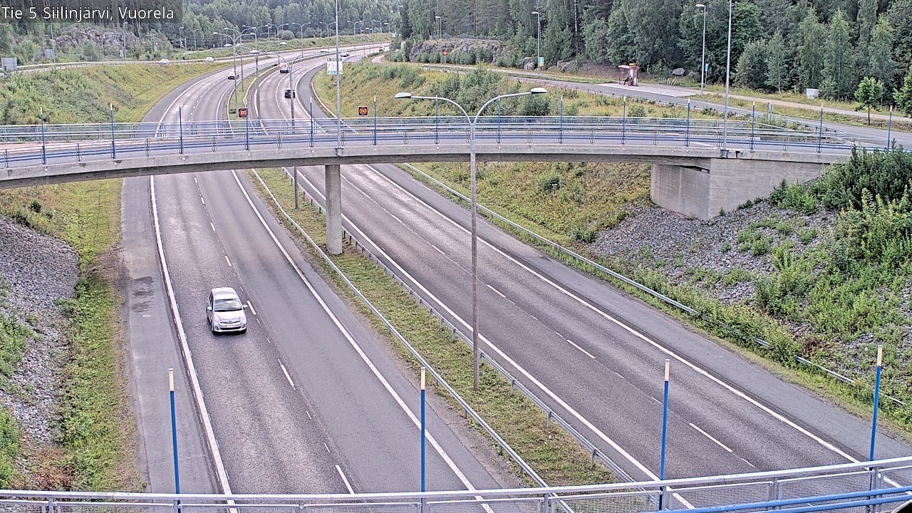 Kelikamerat Kuva Tie 5 Siilinjärvi, Vuorela, Siilinjärvi, Pohjois-Savo