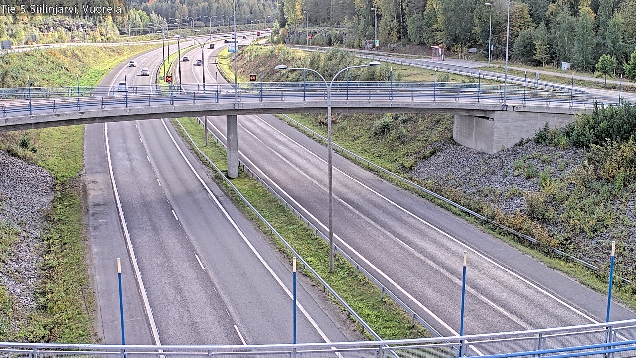 Weather Camera Image Väg 5 Siilinjärvi, Vuorela, Siilinjärvi, Pohjois-Savo