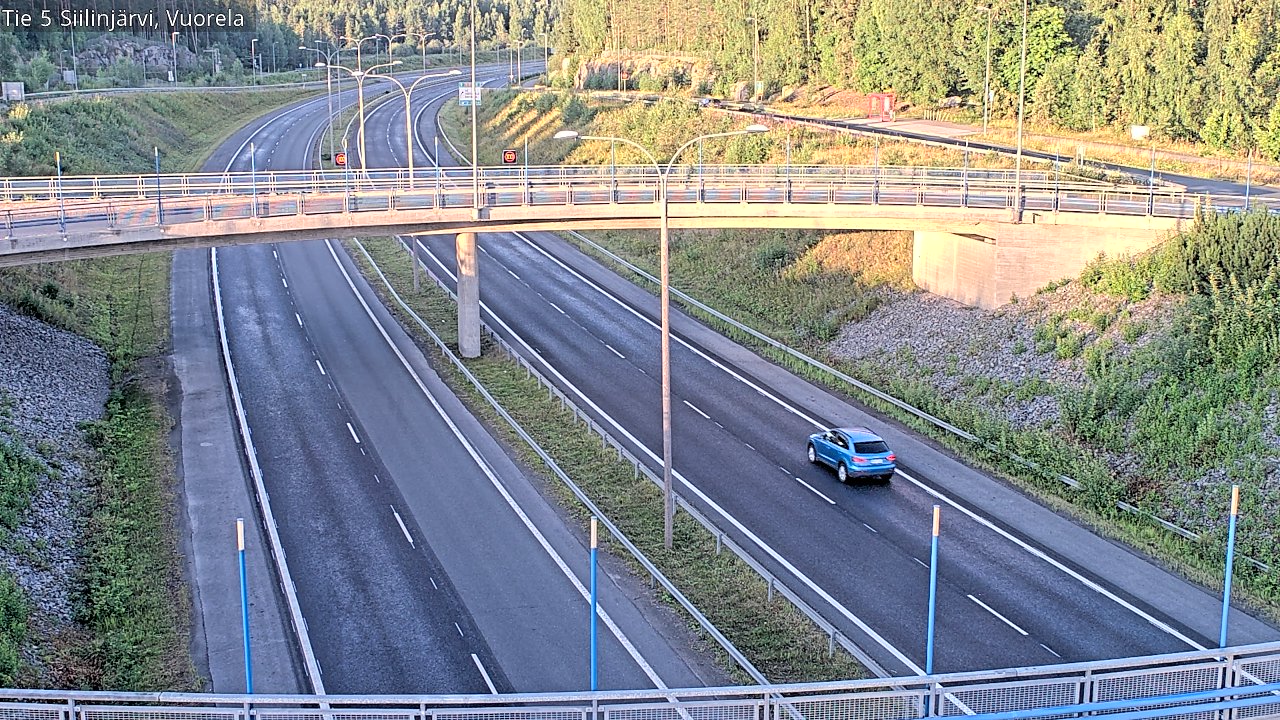 Kelikamerat Kuva Tie 5 Siilinjärvi, Vuorela, Siilinjärvi, Pohjois-Savo