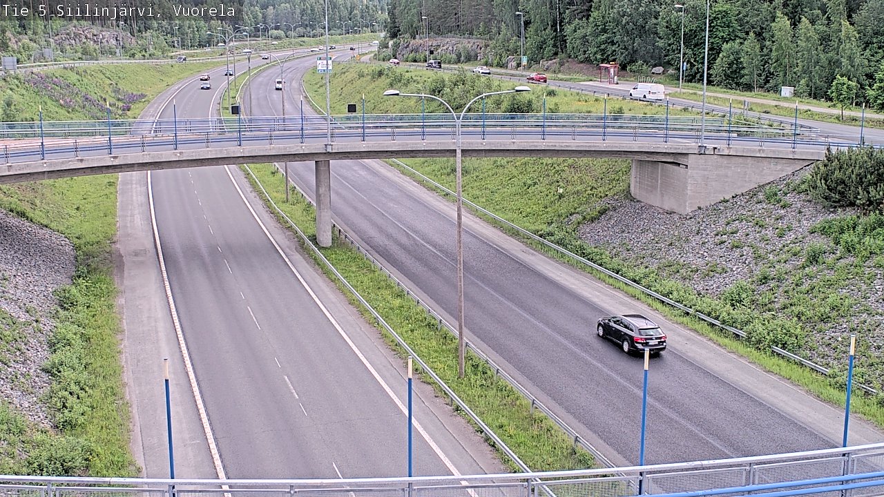 Kelikamerat Kuva Tie 5 Siilinjärvi, Vuorela, Siilinjärvi, Pohjois-Savo