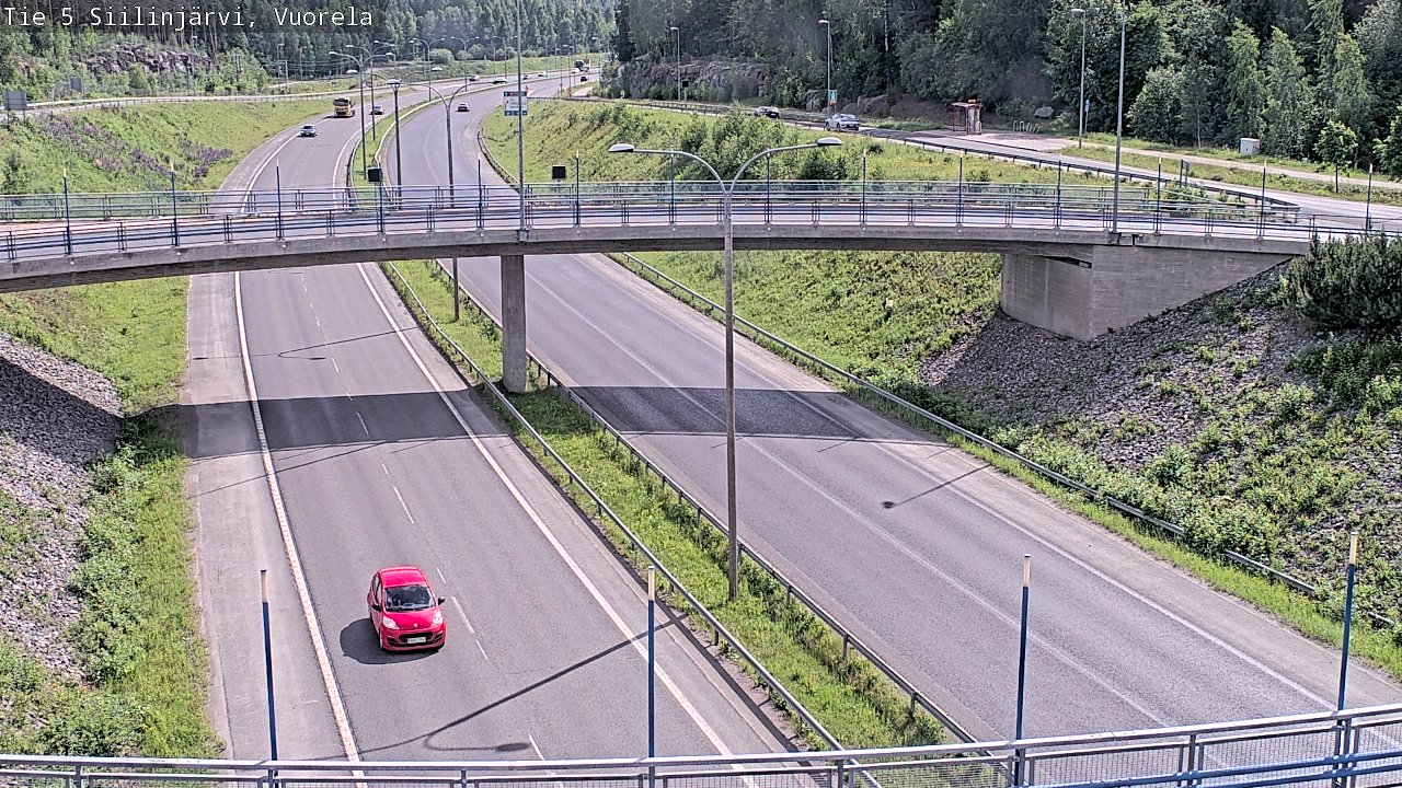 Kelikamerat Kuva Tie 5 Siilinjärvi, Vuorela, Siilinjärvi, Pohjois-Savo