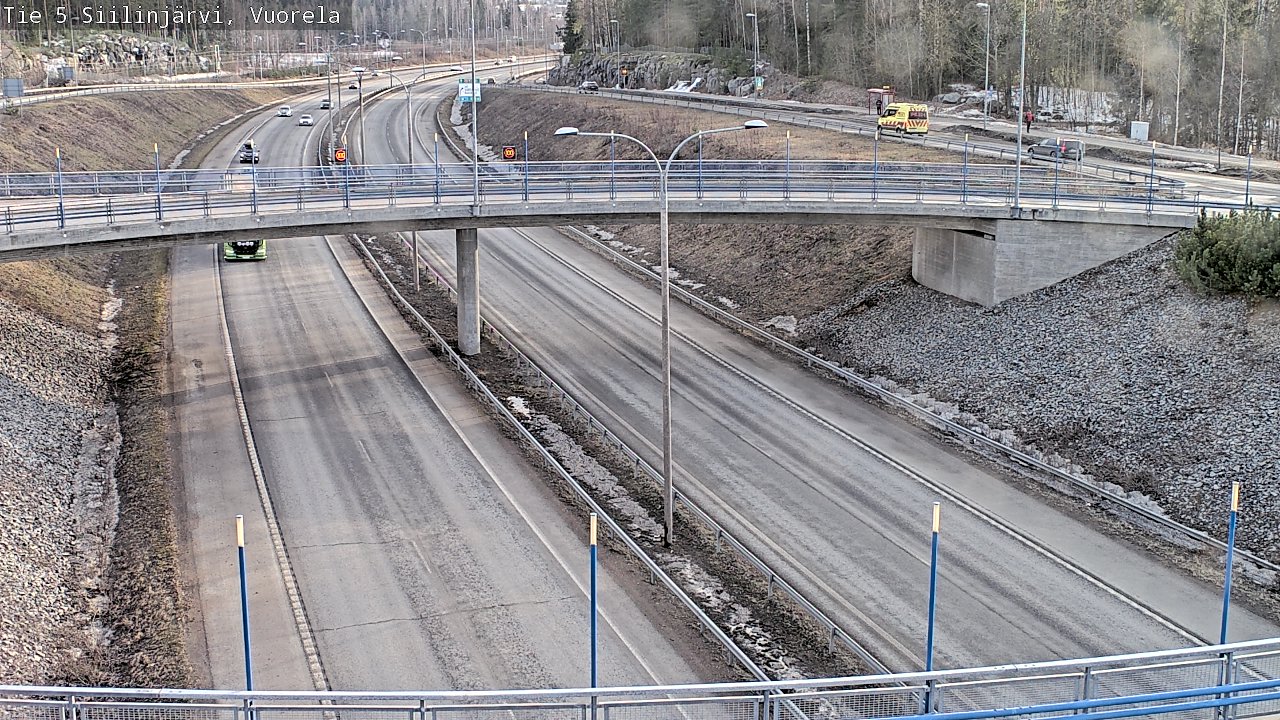 Weather Camera Image Väg 5 Siilinjärvi, Vuorela, Siilinjärvi, Pohjois-Savo