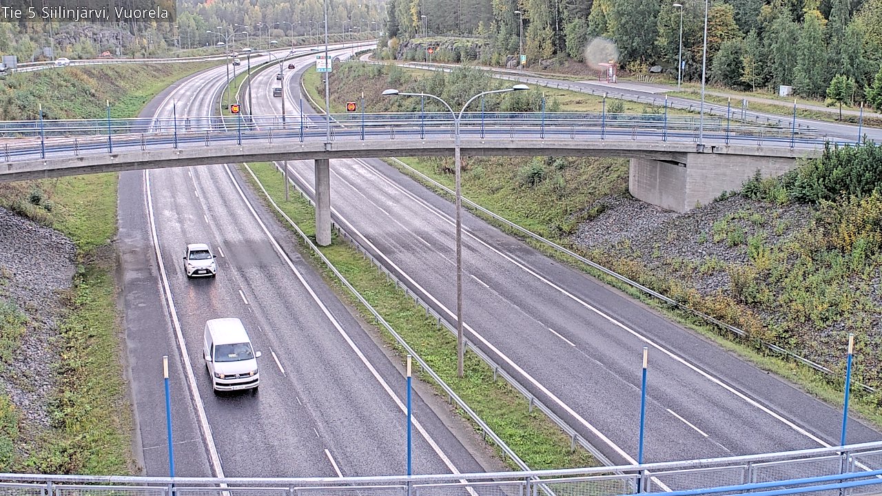 Kelikamerat Kuva Tie 5 Siilinjärvi, Vuorela, Siilinjärvi, Pohjois-Savo