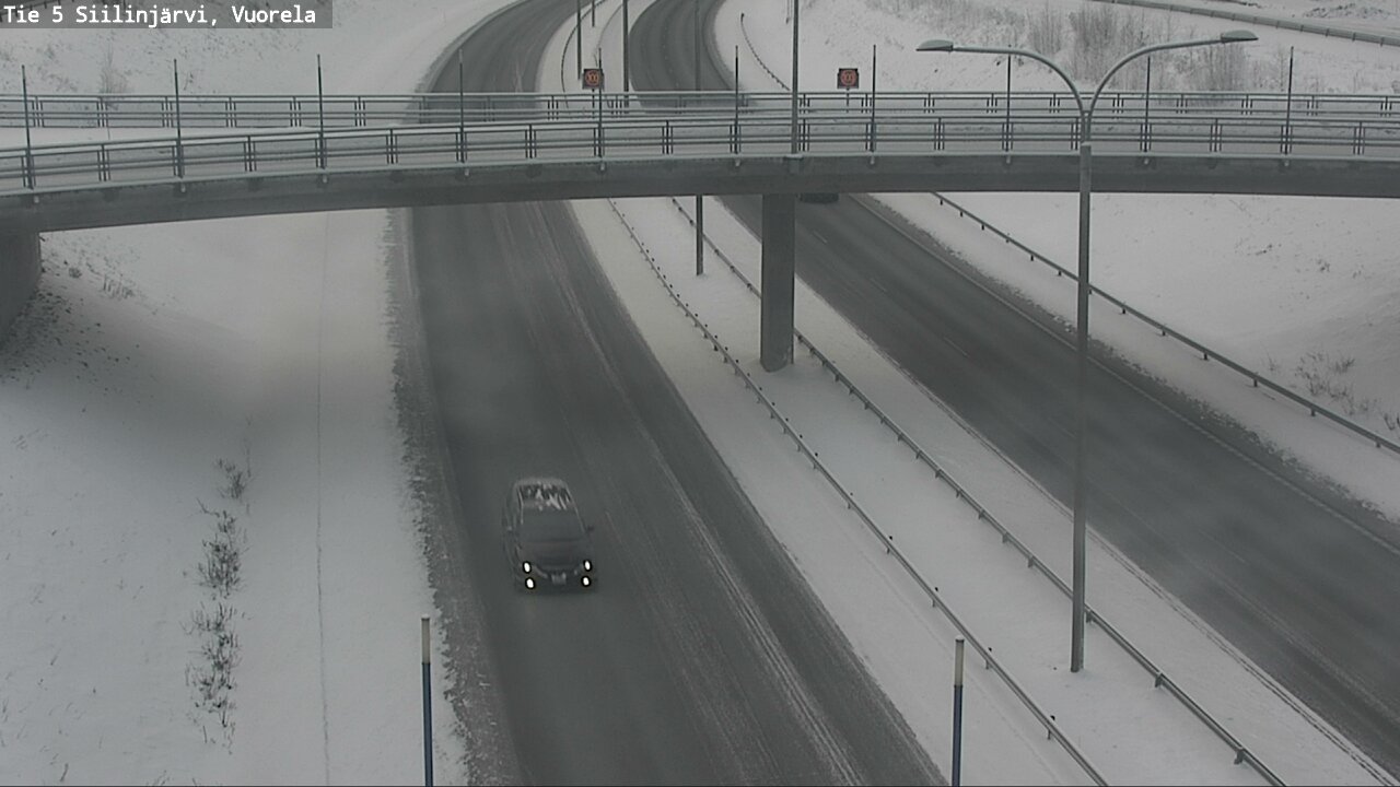 Weather Camera Image Väg 5 Siilinjärvi, Vuorela, Siilinjärvi, Pohjois-Savo