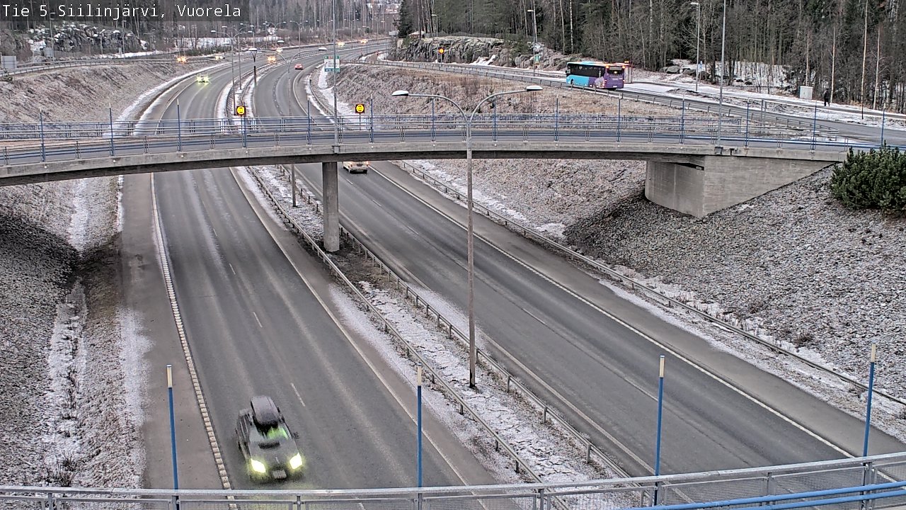 Kelikamerat Kuva Tie 5 Siilinjärvi, Vuorela, Siilinjärvi, Pohjois-Savo