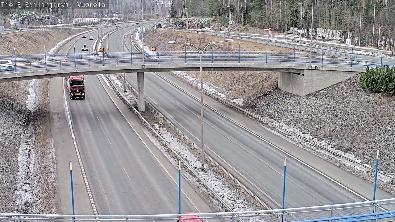 Kelikamerat Kuva Tie 5 Siilinjärvi, Vuorela, Siilinjärvi, Pohjois-Savo