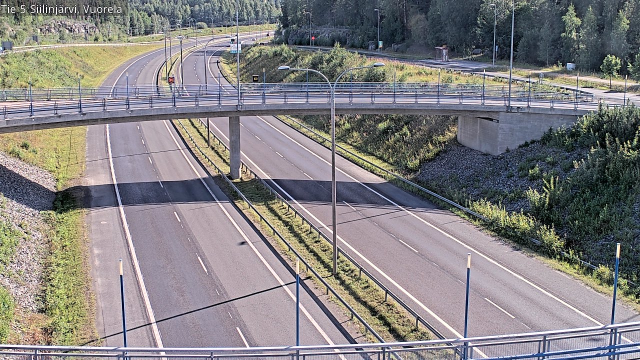 Kelikamerat Kuva Tie 5 Siilinjärvi, Vuorela, Siilinjärvi, Pohjois-Savo