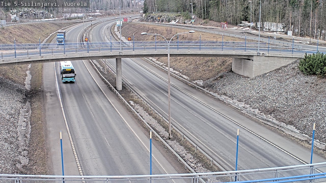 Kelikamerat Kuva Tie 5 Siilinjärvi, Vuorela, Siilinjärvi, Pohjois-Savo