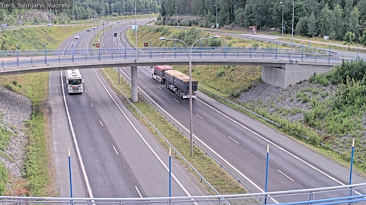 Kelikamerat Kuva Tie 5 Siilinjärvi, Vuorela, Siilinjärvi, Pohjois-Savo