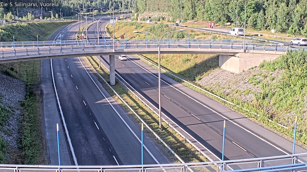 Weather Camera Image Väg 5 Siilinjärvi, Vuorela, Siilinjärvi, Pohjois-Savo