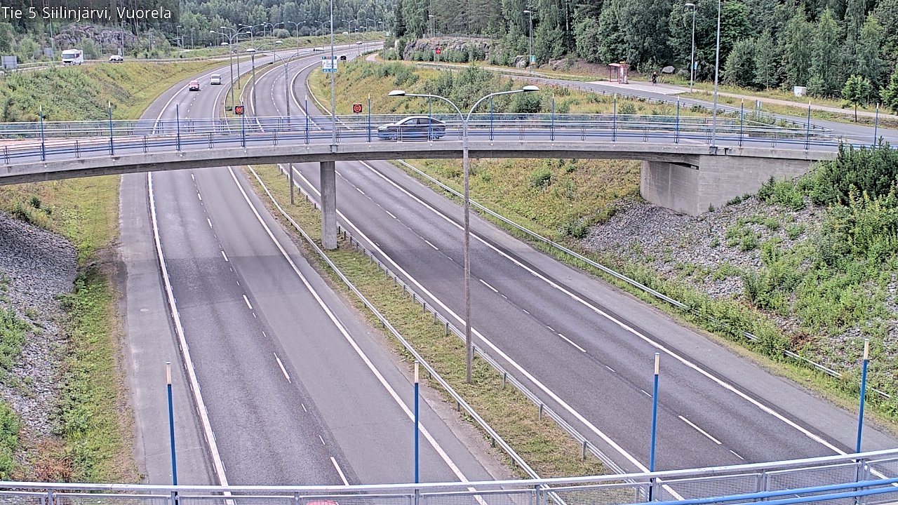 Weather Camera Image Road 5 Siilinjärvi, Vuorela, Siilinjärvi, Pohjois-Savo
