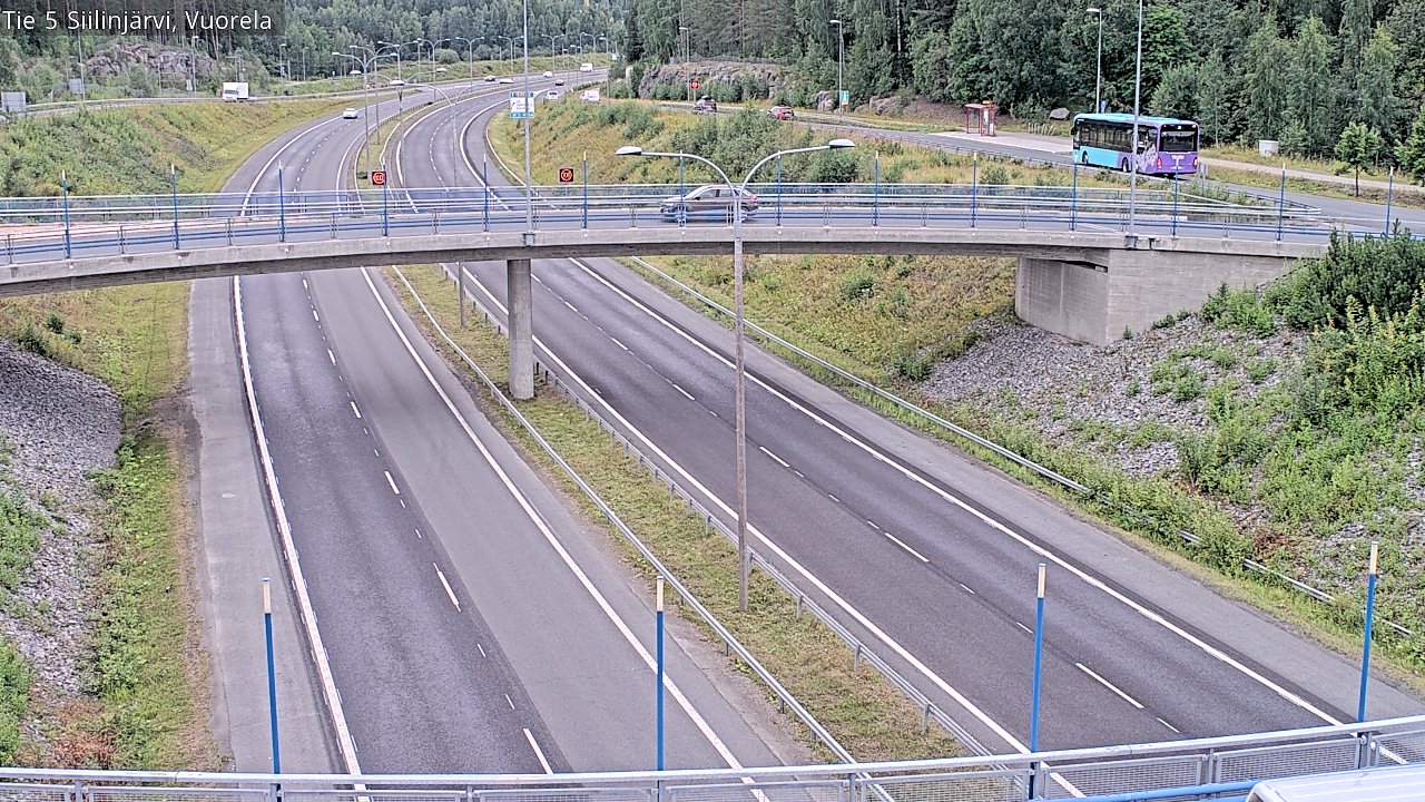 Weather Camera Image Road 5 Siilinjärvi, Vuorela, Siilinjärvi, Pohjois-Savo