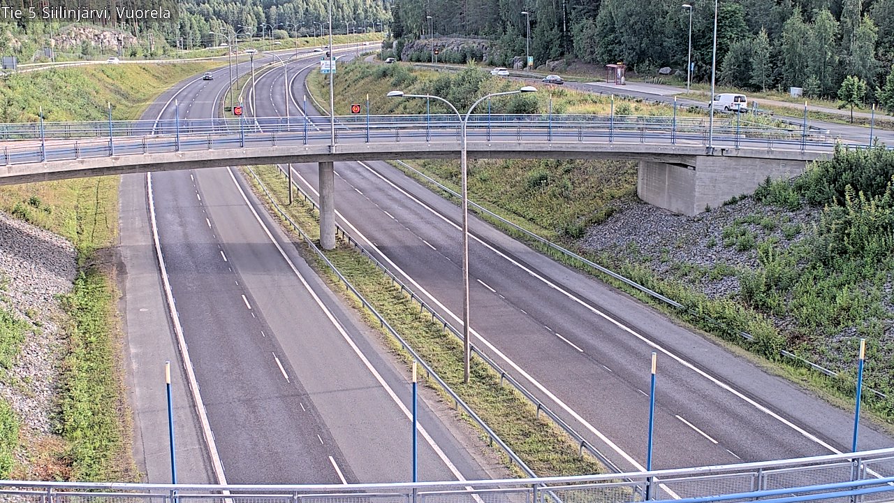 Kelikamerat Kuva Tie 5 Siilinjärvi, Vuorela, Siilinjärvi, Pohjois-Savo