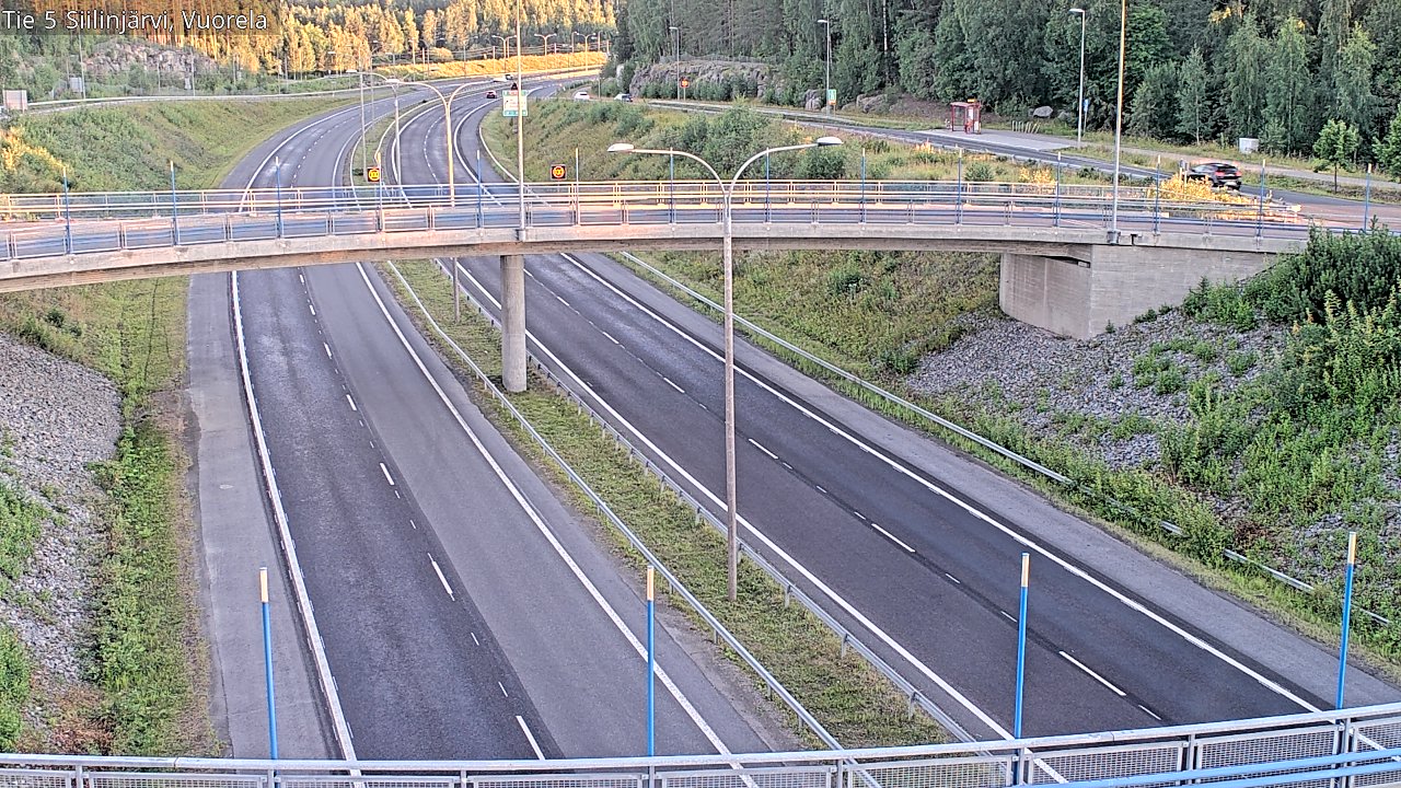 Kelikamerat Kuva Tie 5 Siilinjärvi, Vuorela, Siilinjärvi, Pohjois-Savo