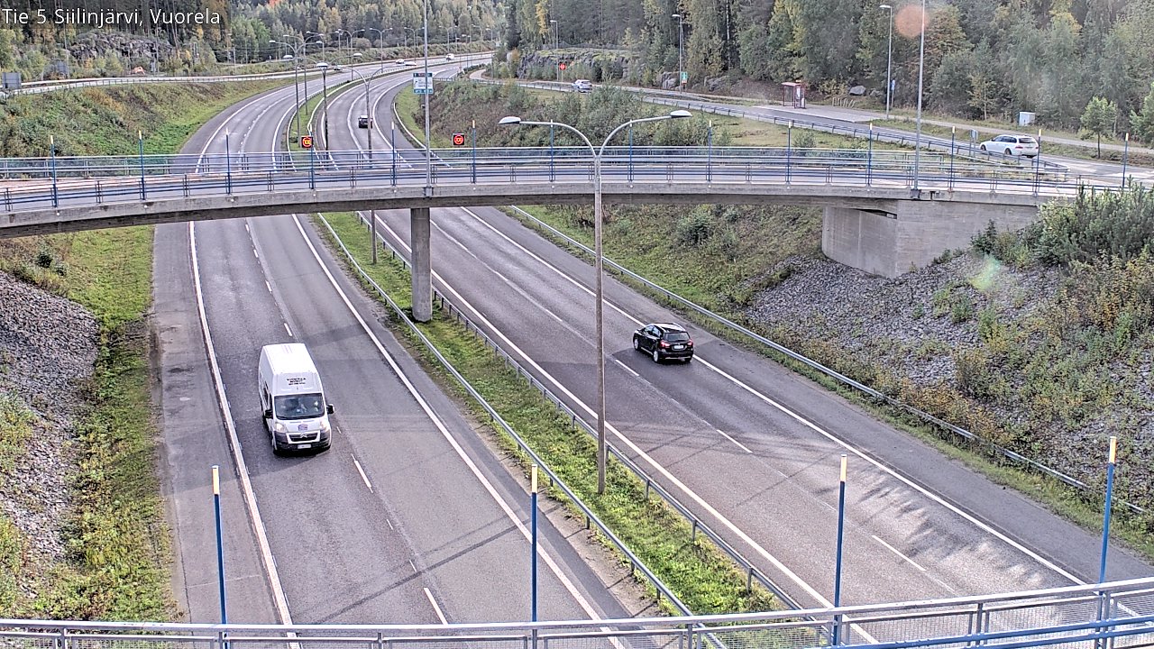 Weather Camera Image Väg 5 Siilinjärvi, Vuorela, Siilinjärvi, Pohjois-Savo
