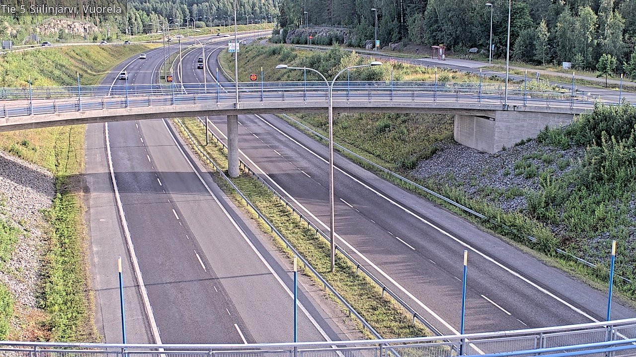 Kelikamerat Kuva Tie 5 Siilinjärvi, Vuorela, Siilinjärvi, Pohjois-Savo
