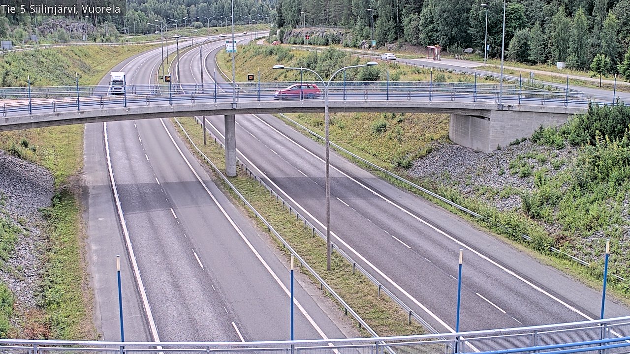 Weather Camera Image Road 5 Siilinjärvi, Vuorela, Siilinjärvi, Pohjois-Savo