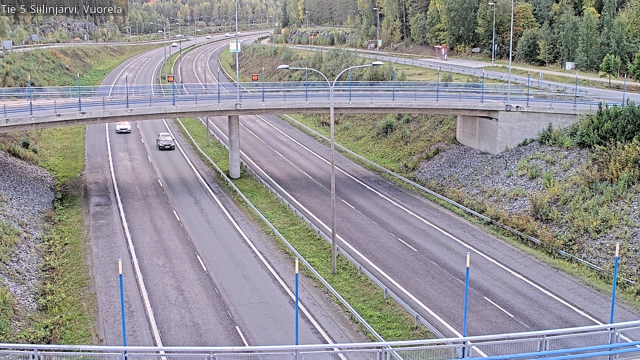 Kelikamerat Kuva Tie 5 Siilinjärvi, Vuorela, Siilinjärvi, Pohjois-Savo