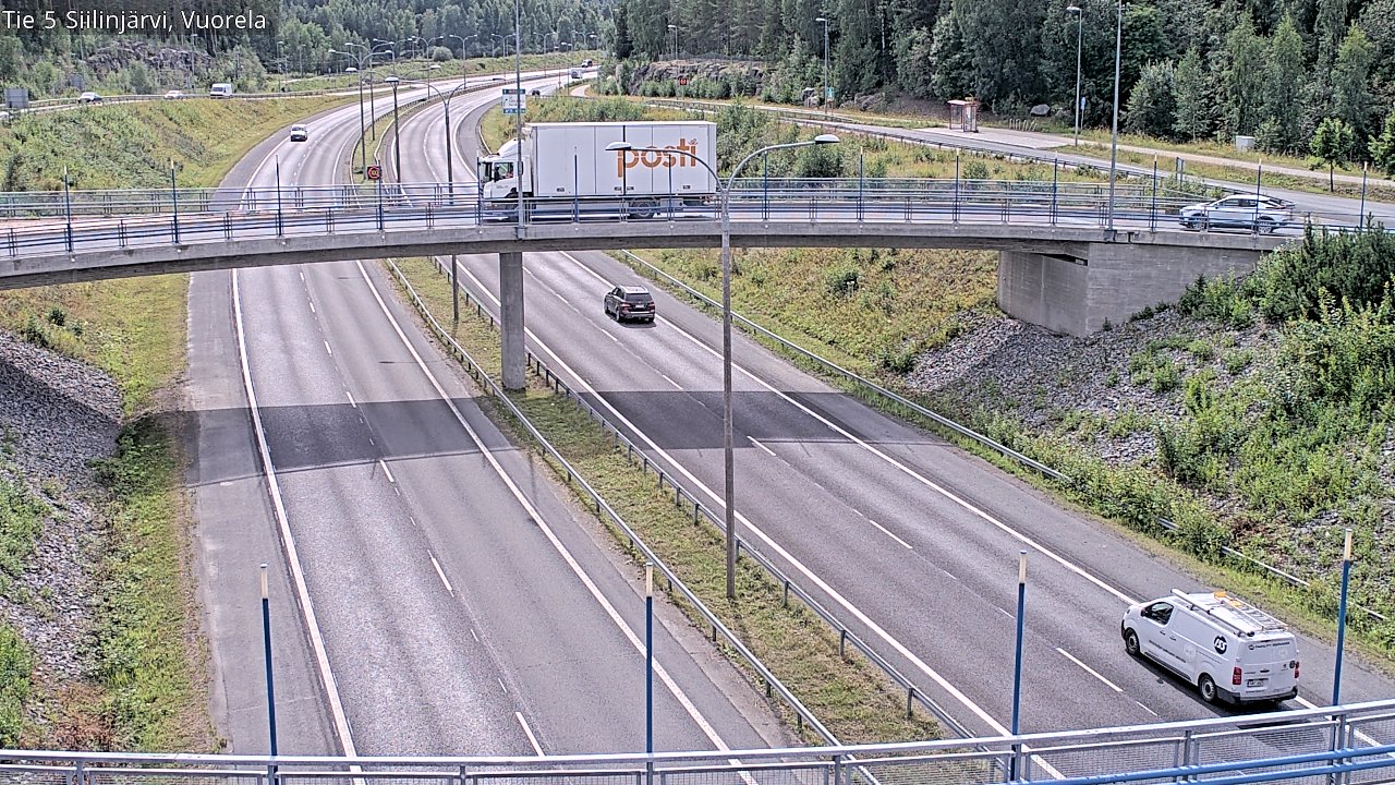 Weather Camera Image Road 5 Siilinjärvi, Vuorela, Siilinjärvi, Pohjois-Savo