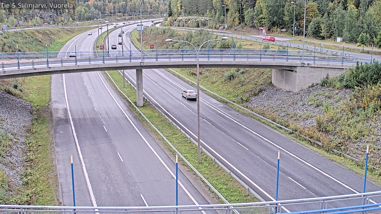 Kelikamerat Kuva Tie 5 Siilinjärvi, Vuorela, Siilinjärvi, Pohjois-Savo