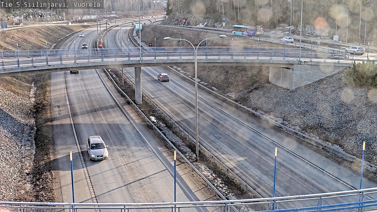 Weather Camera Image Väg 5 Siilinjärvi, Vuorela, Siilinjärvi, Pohjois-Savo